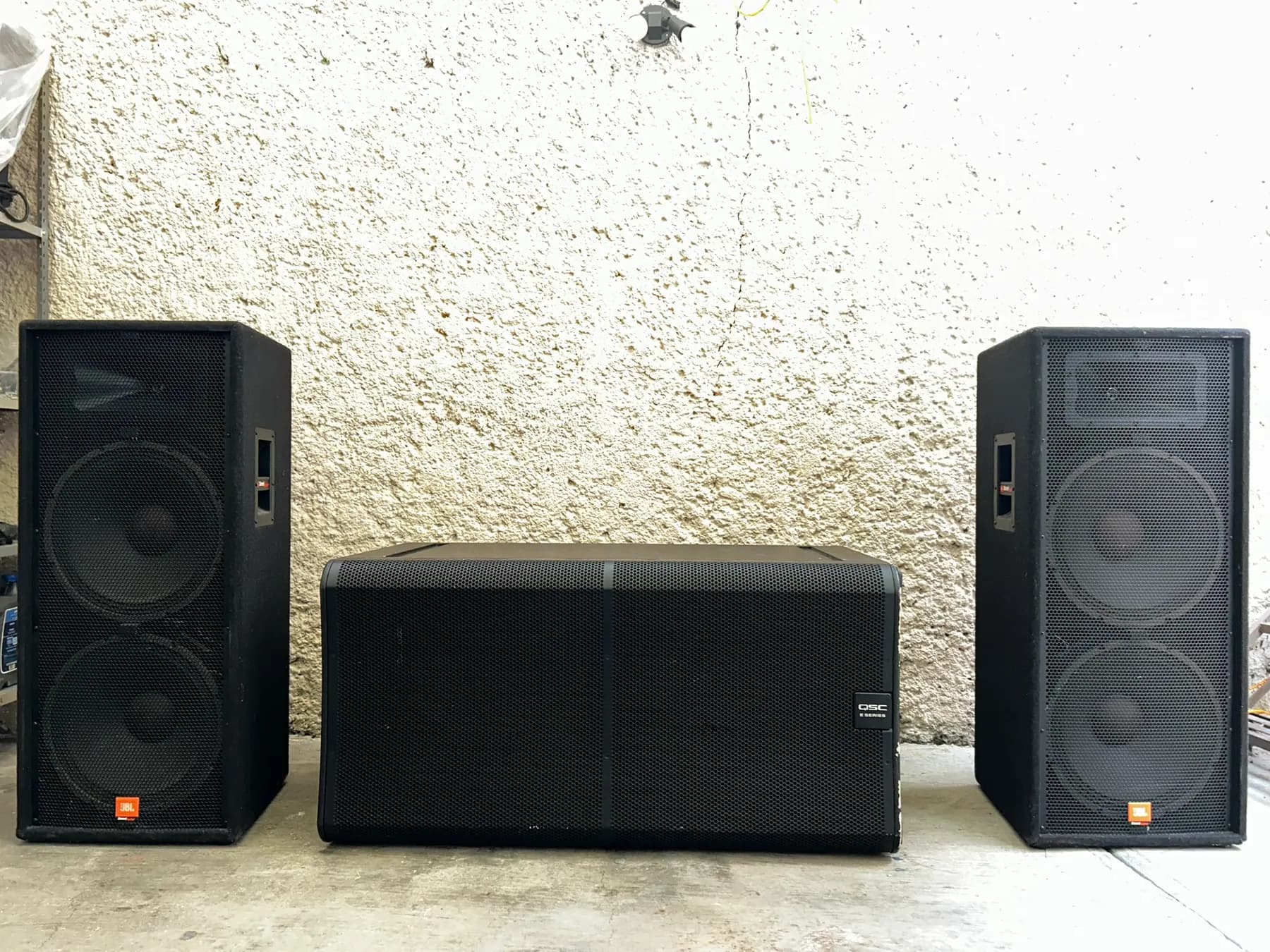 Set principal para eventos - QSC / JBL
